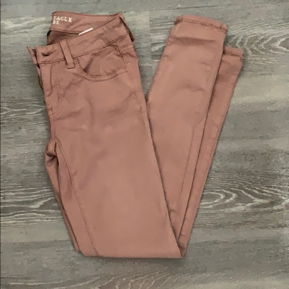 American Eagle 🦅 Dusty Pink Stretch Jeggings